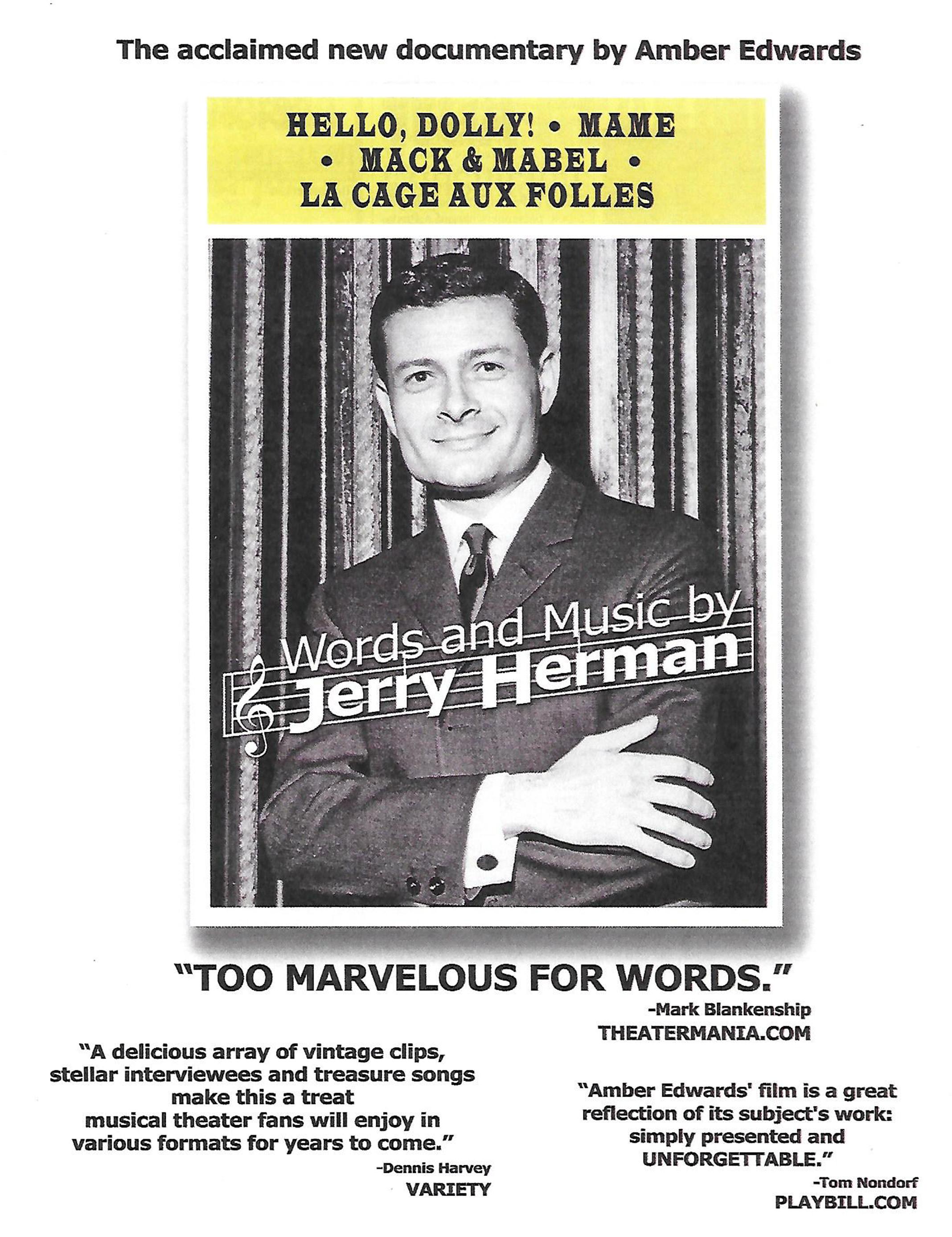 Words and Music by Jerry Herman